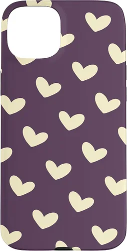 Vista 9 de Yellow Heart Pattern Minimalist Love Case for iPhone 16