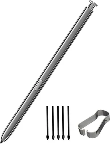 Vista 6 de Note 20 S Pen - Lápiz capacitivo de repuesto compatible con Galaxy Note 20 Note 20 Ultra 5G S Pen + puntas/puntas + pasador de expulsión (negro)