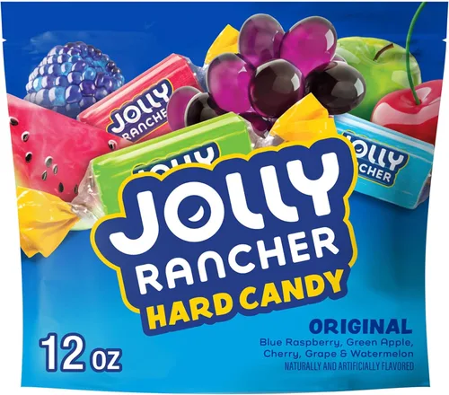 Vista 8 de Jolly Rancher, Bolsa de dulces duros con sabor a fruta original, 7 onzas