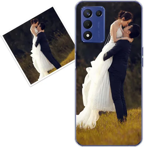 Vista 99 de Funda personalizada compatible con Oppo A1 Pro, fundas de teléfono personalizadas con imagen de foto, imagen de texto, cubierta transparente