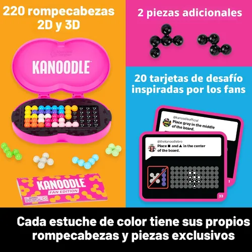 Vista 3 de Educational Insights Kanoodle Fan Edition - 20 aniversario (Magenta)