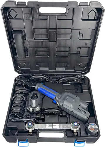 Vista 11 de Hiatsu Kit de herramientas de abocinación excéntrica con trinquete, compatible con taladros, tubo de cobre de 1/4 a 3/4 pulgadas, construcción