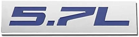 Vista 24 de 1.5L Negro/Cromo Aleación de Aluminio Auto Maletero Puerta Guardabarros Parachoques Insignia Calcomanía Emblema Cinta Adhesiva Pegatina