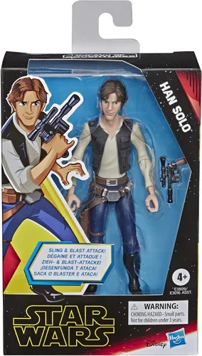 Vista 2 de STAR WARS Figura de acción de juguete Galaxy of Adventures Han Solo