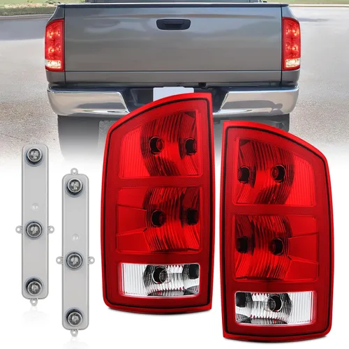 Vista 13 de Nilight Faros para 2002 2003 2004 2005 Ram 1500 2500 3500 Camión, Juego de Montaje de Faros Conductor y Pasajero, Reemplazo de Faros, Carcasa Negra