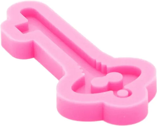 Vista 4 de Molde de silicona para llavero con forma de llave brillante brillante con agujero, collar, joyería epoxi, moldes para manualidades, llavero