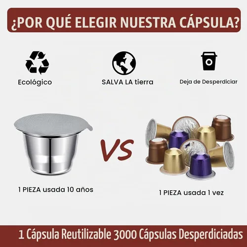 Vista 5 de Didaey Cápsulas de Espresso Reutilizables de Acero Inoxidable Vainas de Café Recargables Cápsulas de Espresso Reutilizables con Sellos de Papel