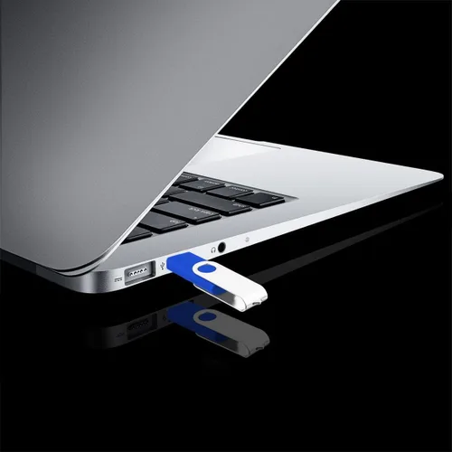 Vista 2 de Paquete de 50 unidades flash USB 2.0 de 128 MB, unidades flash USB 2.0 a granel para almacenamiento (azul) Unidades de pulgar de 128 GB a granel
