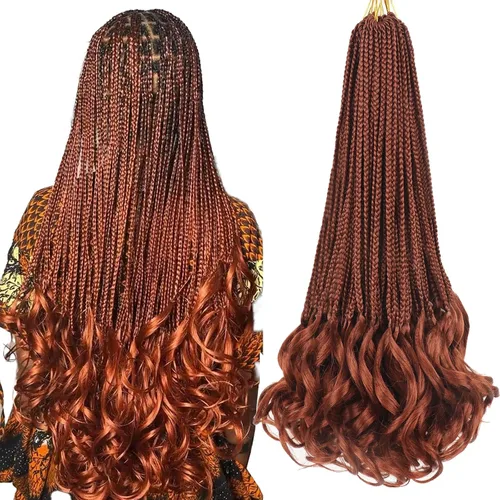 Vista 15 de Cabello para Trenzas Rizo Francés Color 1 Trenzas de Ganchillo Rizo Francés 10 Pulgadas Trenzas de Caja Cabello de Ganchillo para Mujeres y Niños