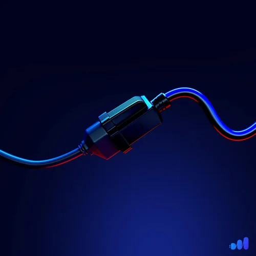 Vista 8 de Maximm Cable de extensión negro y azul de 10 pies, SJTW de 16 AWG
