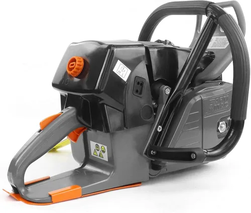 Vista 3 de Motor de motosierra a gas F660V 92cc versión de gama alta, 5.2KW 7HP con bujía NGK, carburador Walbr, apto para barra de 25/28/36/42 pulgadas, apto