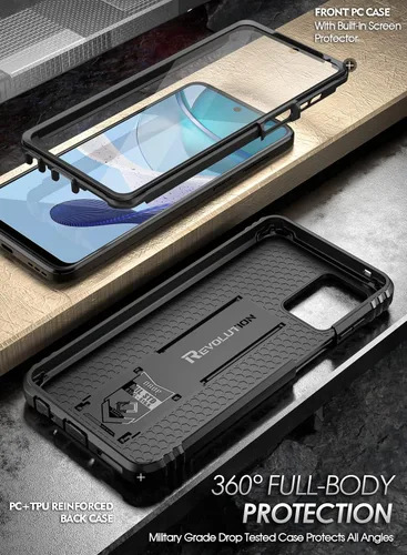 Vista 3 de Poetic Revolution - Funda para Motorola Moto G 5G 2023 [no para la versión 2022], [probada contra caídas de grado militar de 20 pies], funda