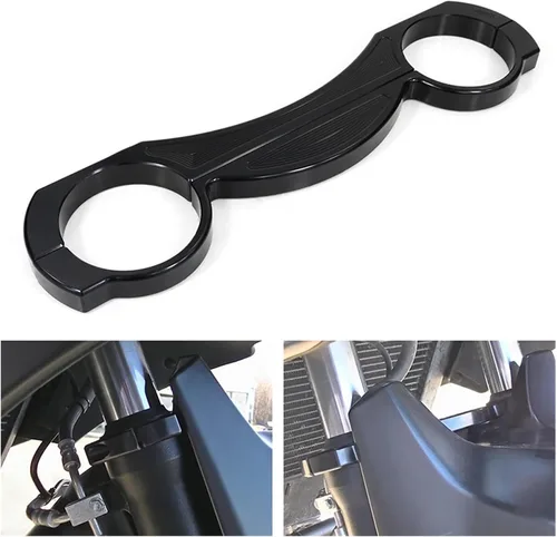 Vista 2 de LeosHi Soporte de horquilla delantera de motocicleta CNC aluminio compatible con DL1000 V Strom 1000 2002-2012 Vstrom 1000 DL 1000