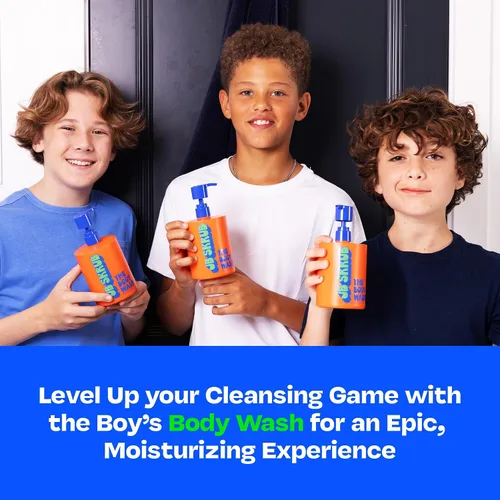 Vista 8 de JB SKRUB - El gel de baño para niños, preadolescentes y adolescentes con acción espumosa y aroma cítrico natural - Gel de baño para niños sin