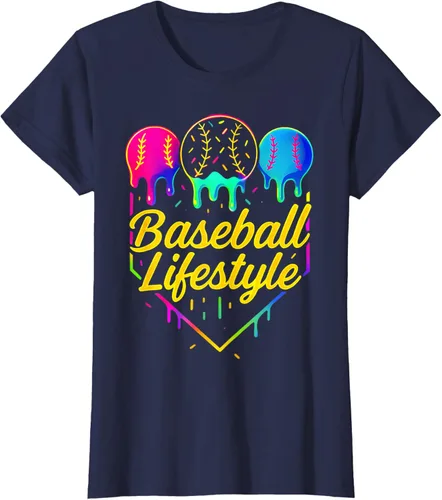 Vista 39 de Baseball Life Style 101 - Camiseta de béisbol para jóvenes