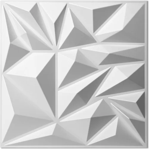 Vista 2 de Art3d Paquete de 33 paneles de pared 3D para decoración de pared interior, paneles de pared modernos con textura de diamante para juegos, sala
