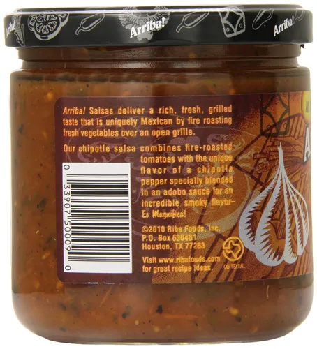 Vista 3 de Arriba Salsa Chipotle, 16 onzas