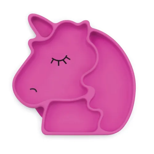 Vista 8 de Plato de succión Bumkins para niños pequeños y bebés, plato de silicona con agarre, para bebés y niños, alimentación guiada por el bebé, suministros