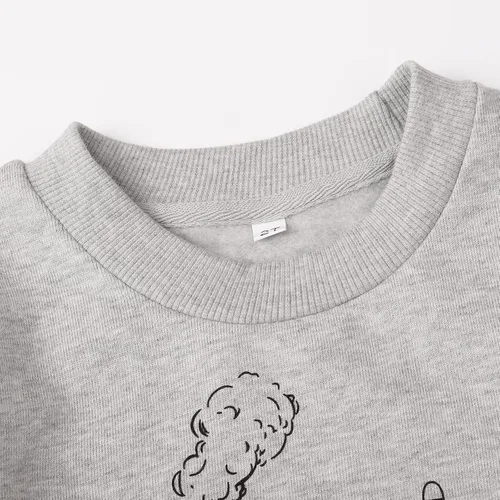 Vista 3 de Sudaderas de algodón con cuello redondo para niños pequeños, camisetas de manga larga con diseño de dinosaurio, camisetas 2-8T