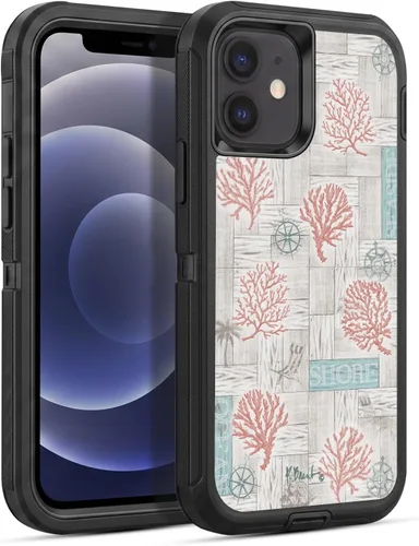 Vista 25 de Head Case Designs Officially Licensed Paul Brent Agate Mermaid Coastal Gel Armor Case [Military Grade Drop Protection] Compatible with Apple iPhone