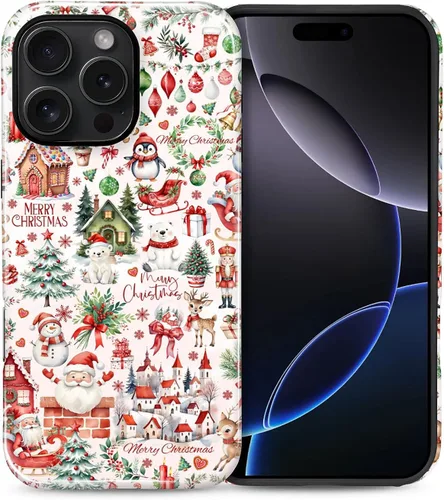 Vista 76 de Funda para iPhone 13 iPhone 14, a prueba de golpes, funda protectora híbrida de 2 capas, doble protección contra caídas, antiarañazos, diseño Rojo