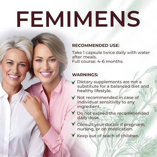 Vista 6 de FEMIMENS - Suplemento de apoyo para el síndrome premenstrual para mujeres - Alivio del síndrome premenstrual para mujeres y alivio de calambres