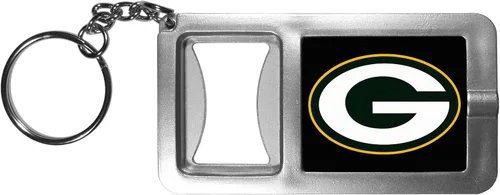 Vista 18 de Siskiyou Sports NFL unisex-adult Flashlight Key Chain With Bottle Opener