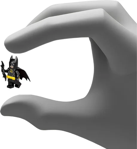 Vista 3 de LEGO Super Heroes DC Black Universe Minifigura Batman con Batarang (cabeza tradicional)