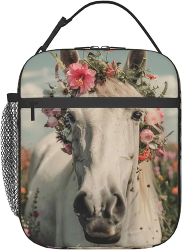 Vista 14 de Lonchera aislada para niños y niñas, lonchera de dinosaurio para el trabajo, picnic, escuela, viajes, senderismo, playa o pesca, bolsa de almuerzo