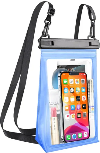 Vista 8 de Bolsa impermeable para teléfono de gran capacidad, bolsa seca flotante para iPhone 17 16 13 12 11 Pro Max Galaxy S22 S21 bolsa impermeable protector