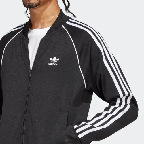 Vista 7 de adidas Camiseta deportiva Adicolor Classics Superstar para hombre, Negro