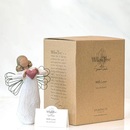 Vista 6 de Angel Willow Tree - Con amor - 5.5" (13.97 cm) de alto