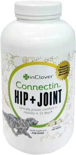 Vista 17 de InClover Connectin Suplemento natural para cadera y articulaciones para gatos con glucosamina, condroitina y ácido hialurónico, polvo
