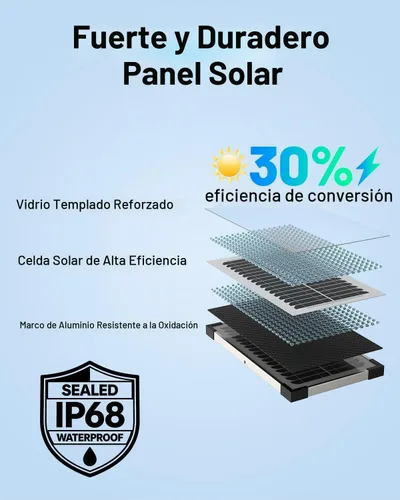 Vista 4 de Mantenedor de batería solar de 7.5 W y cargador de goteo, panel impermeable de 12 V con controlador inteligente IP68, protección contra sobrecarga