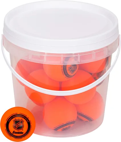 Vista 15 de Franklin Sports - Pelotas de hockey callejero NHL - Sin rebote para uso en exteriores y en patines - Tamaño oficial para hockey callejero juvenil