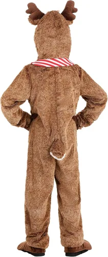 Vista 3 de Disfraz de reno de peluche para niños