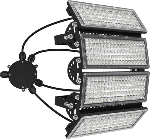 Vista 13 de Kekeou Luz de inundación LED de 100 W para exteriores con enchufe e interruptor y cable de alimentación de 6.56 pies, 14000 lm 6500 K, área LED