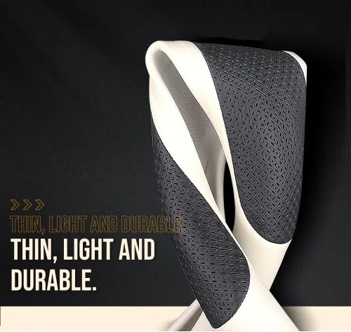 Vista 3 de Funda de volante HAOTULE, cómoda, antideslizante y elegante, para volante de Mercedes Benz (negra)