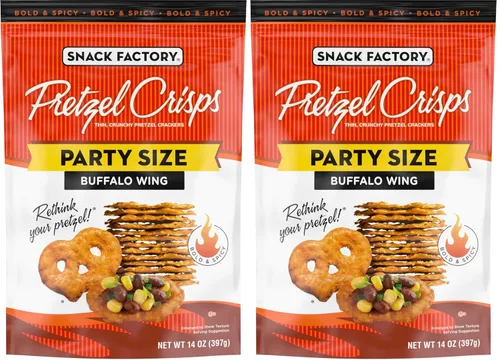 Vista 10 de Snack Factory Pretzel Crisps - Sabor original