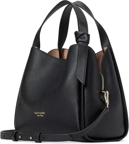 Vista 2 de Kate Spade New York Bolso bandolera mediano de cuero con guijarros Knott
