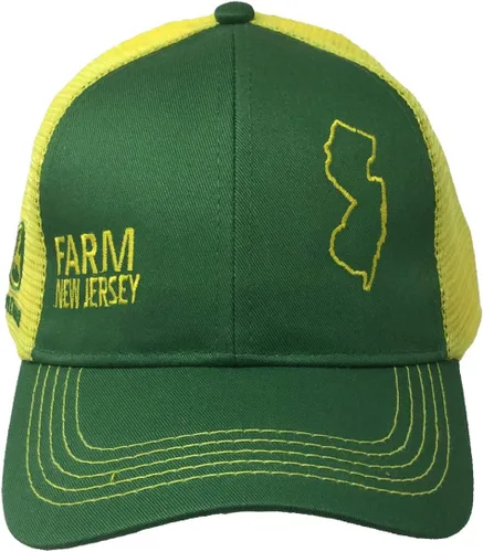 Vista 162 de John Deere Gorra de béisbol con logotipo y malla trasera con contraste, para hombre
