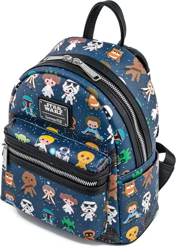 Vista 3 de Loungefly STBK0043 Star Wars - Mochila de piel sintética para bebé