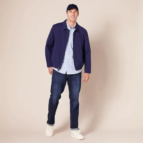 Vista 8 de Tienda Essentials Camisa oxford, ajuste regular, de manga corta, con bolsillo, para hombre