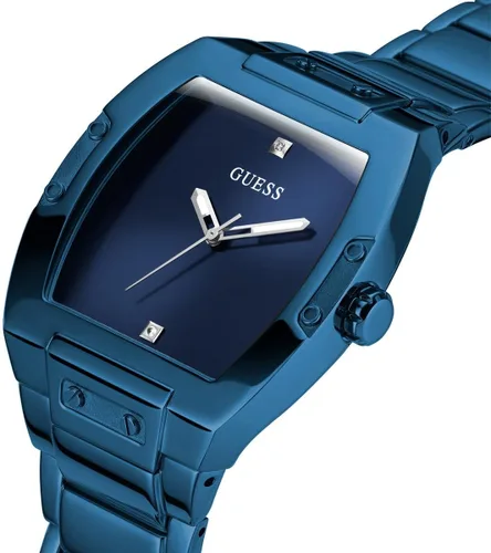 Vista 5 de GUESS Reloj multifunción con esfera expuesta en tono dorado