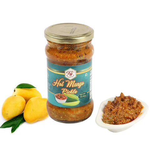 Vista 5 de TAJ - Pepinillo de mango picante, acar de mango picante 10.5 oz (300 g)