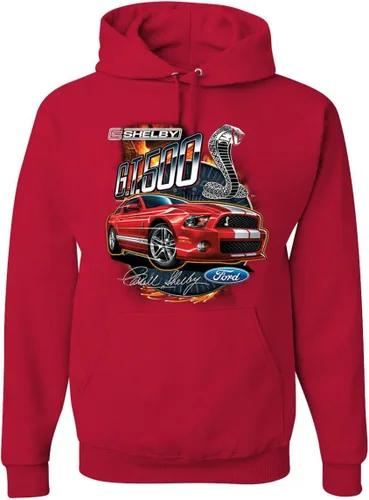 Vista 37 de Wild Bobby Shelby GT500 Cobra - Sudadera con capucha con diseño oficial de Ford Motors Cars and Trucks