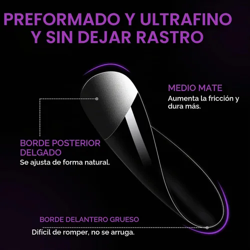 Vista 6 de Gelike ec Puntas de uñas extra cortas en forma de almendra: 120 piezas de puntas de gel suave para puntas de uñas de gel de cubierta completa