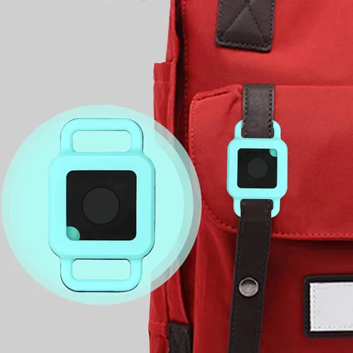 Vista 5 de Paquete de 2 fundas para mascotas para Tile Pro, soporte para buscador de artículos para Tile Pro Tracker, accesorio de silicona para collar