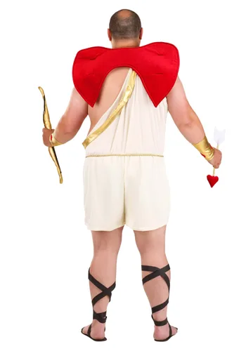 Vista 2 de Disfraz de Cupido Talla Plus para Hombre Multicolor