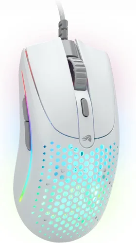 Vista 2 de Paquete combinado de teclado y mouse Glorious Model O 2 White Gaming Mouse y Glorious GMMK 2 Blanco 65% teclado